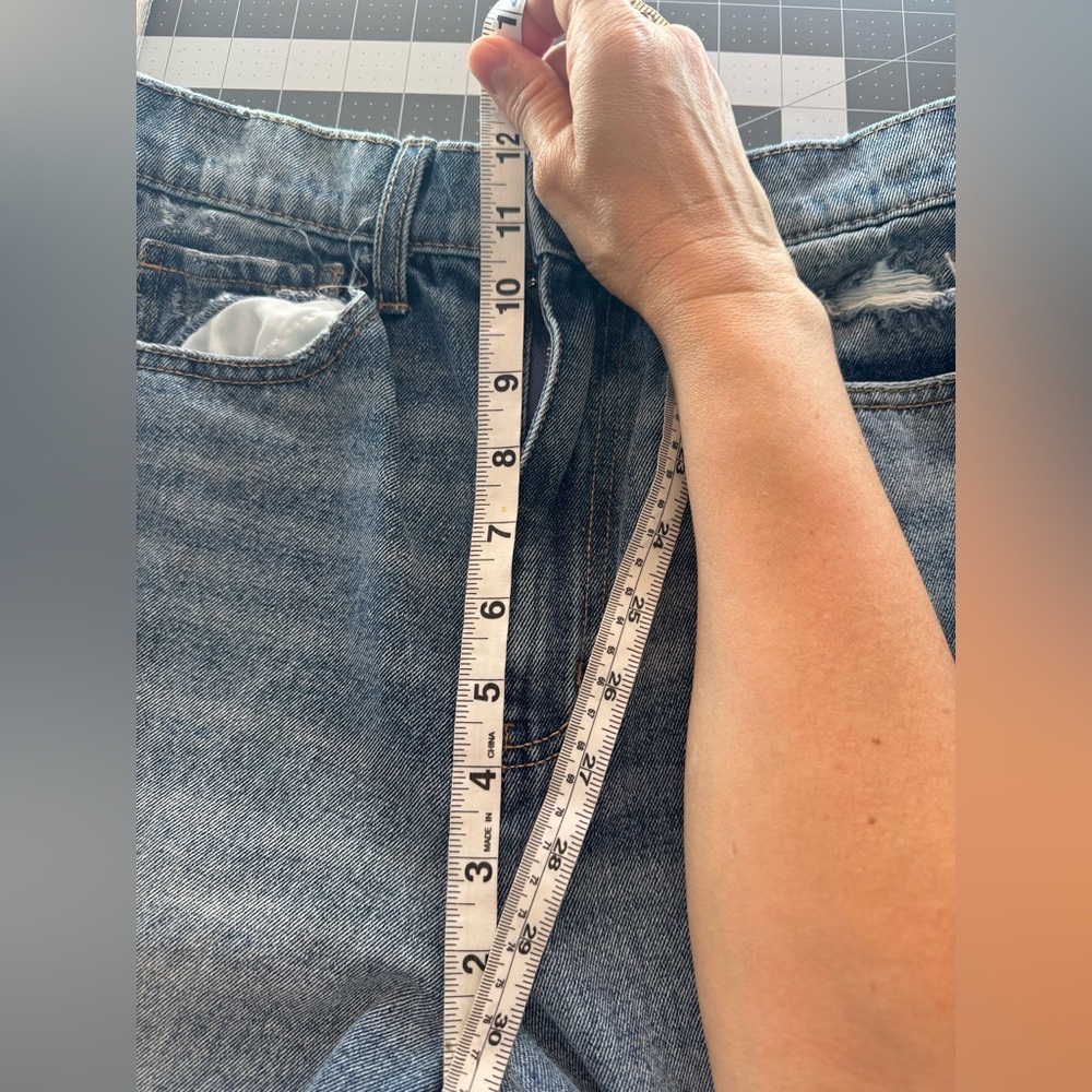 Blue Distressed Jeans - Picture 11 of 13